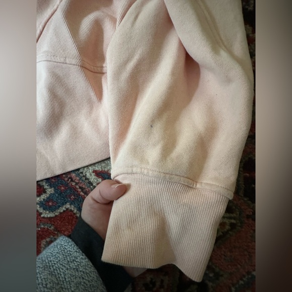 Lululemon Scuba Oversized Funnel Neck Half-Zip
In Peach Satin— Size XL/XXL - Picture 8 of 13